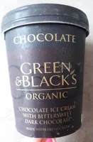 Chocolate ice cream with bittersweet dark chocolate