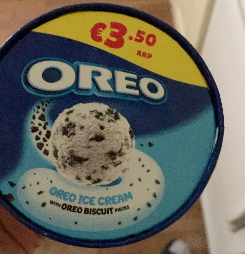 Oreo ice cream