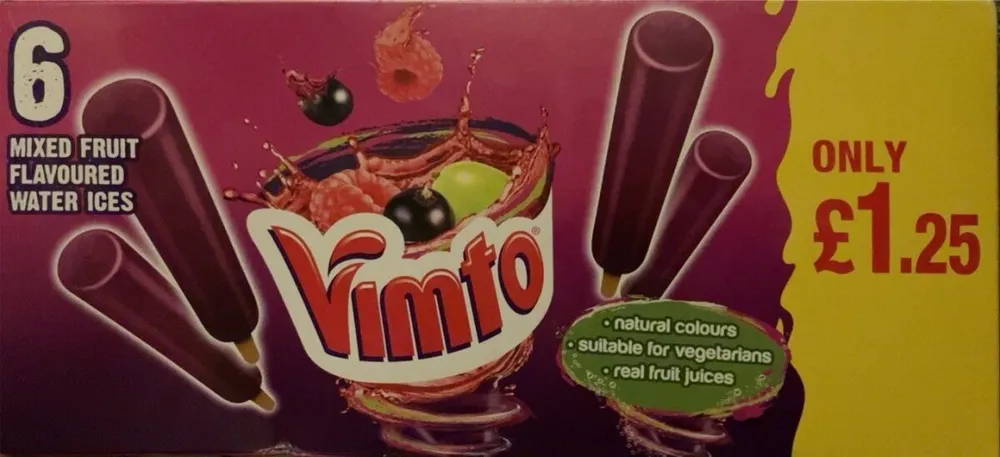 Vimto lollies