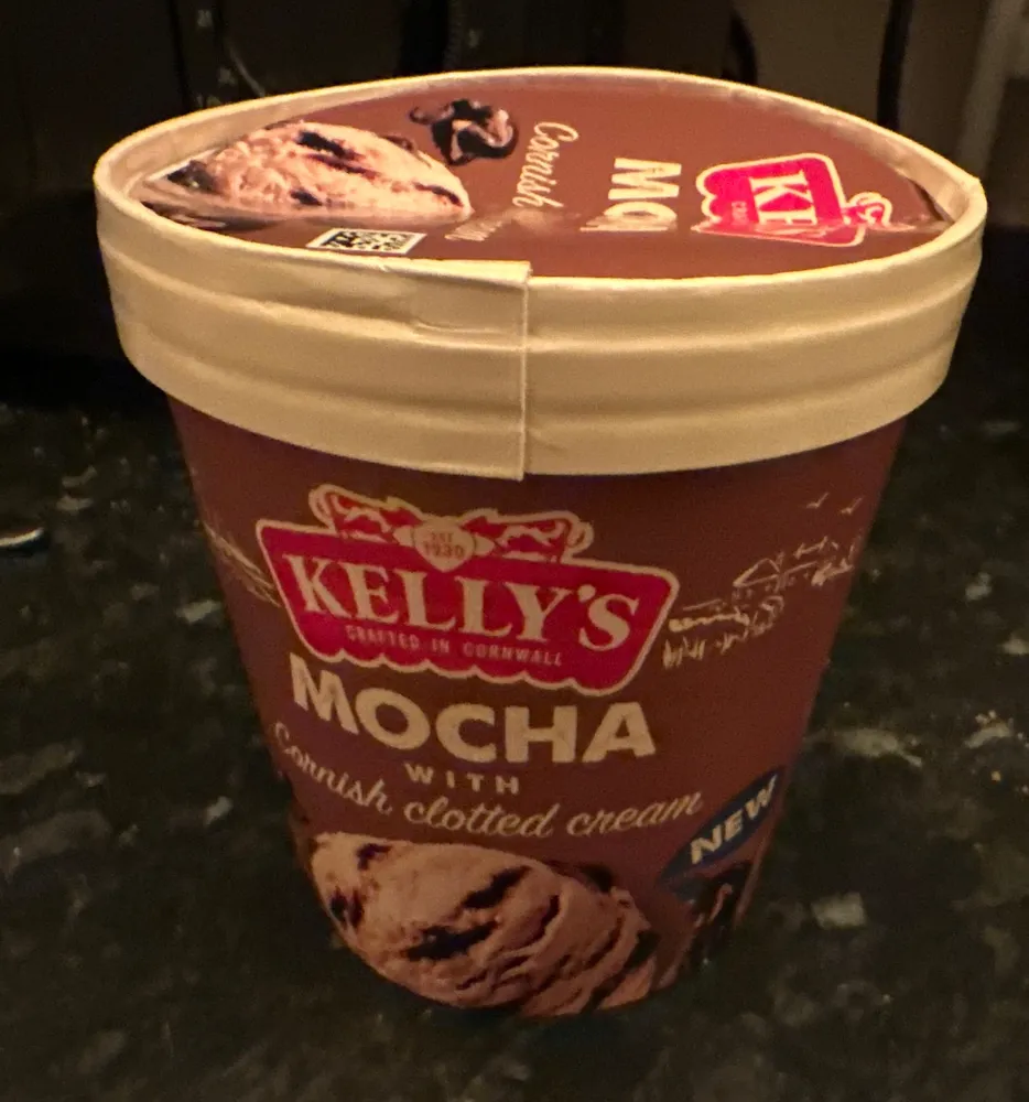 Mocha Caramel with clotted cream