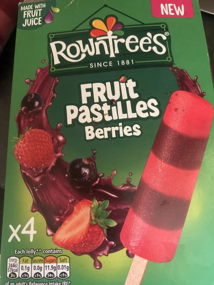 Rowntrees Fruit Pastilles Berris Lollys