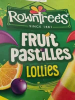 Fruit pastilles lollies