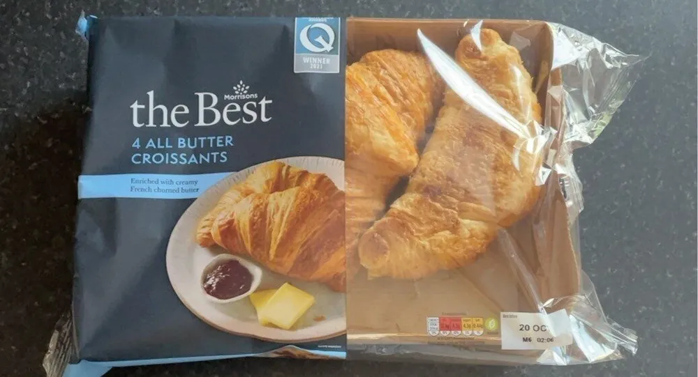All butter croissants