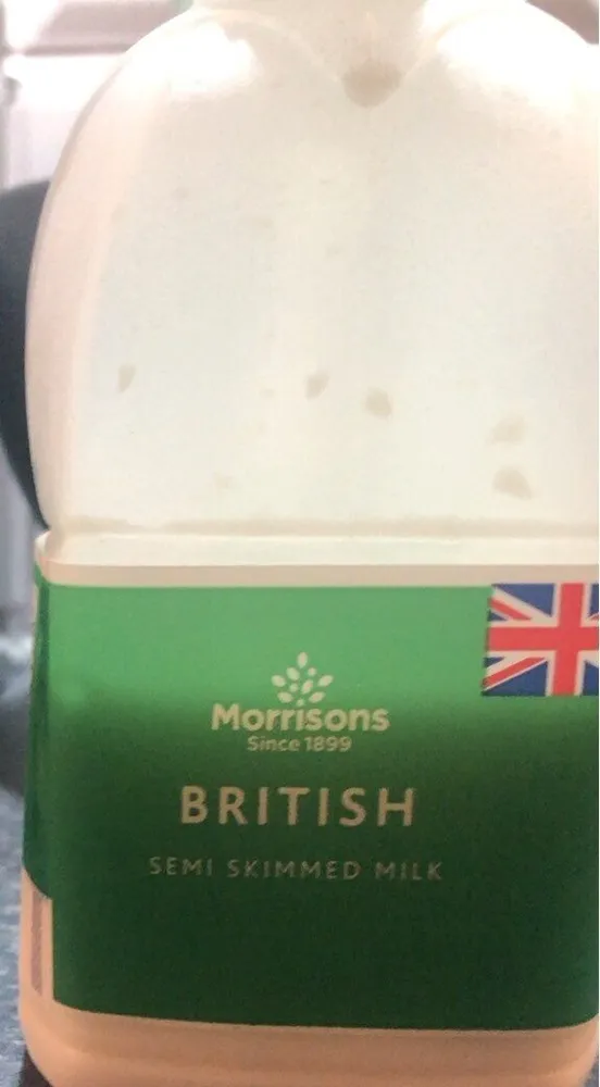Semi skimmed milk