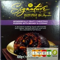 Wonderfully Fruity Christmas Pudding with Brandy and Cognac
