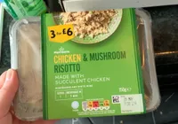 Chicken and mushroom risotto