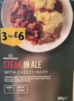STEAK IN ALE with cheesy mash