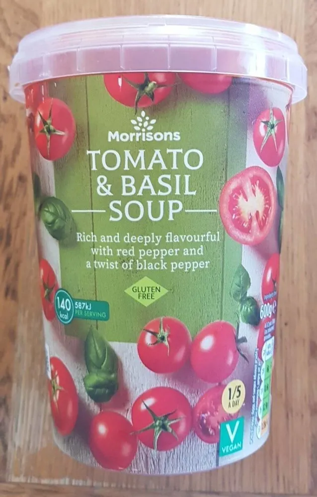 Tomato and basil soup