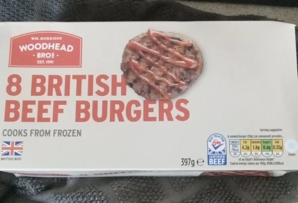 British beef burgers