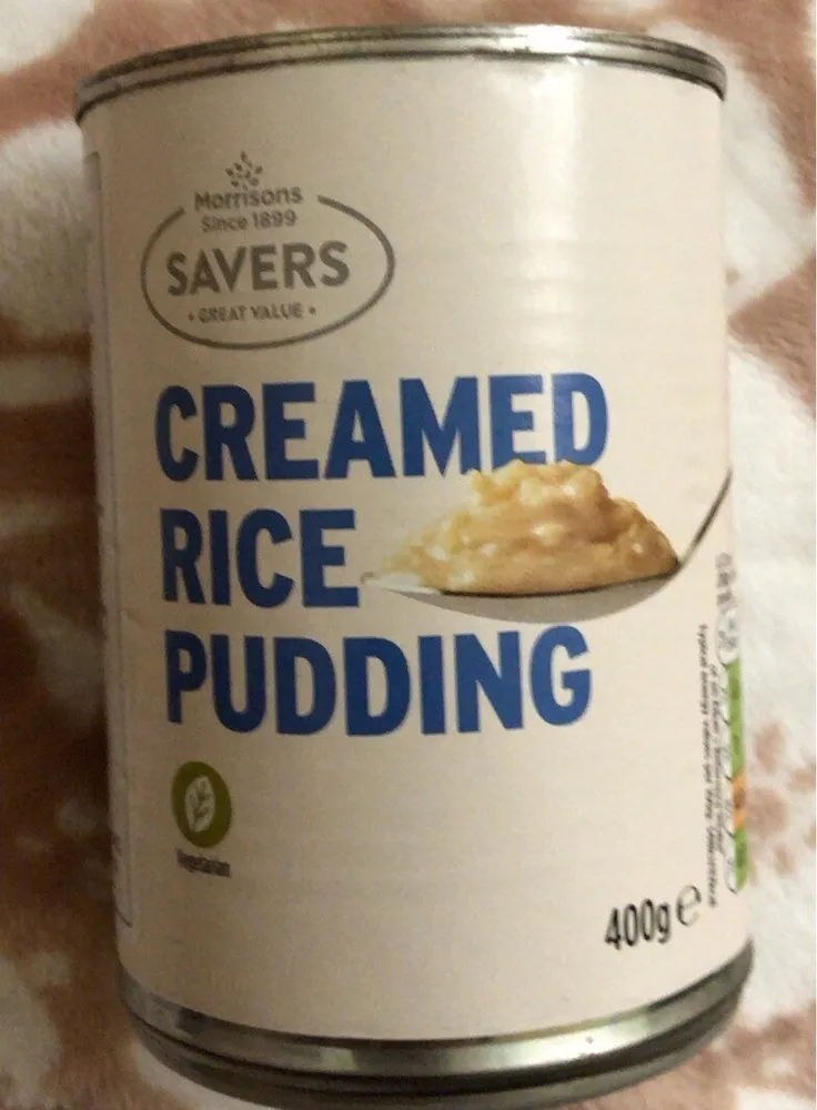 Creamed Rice Pudding