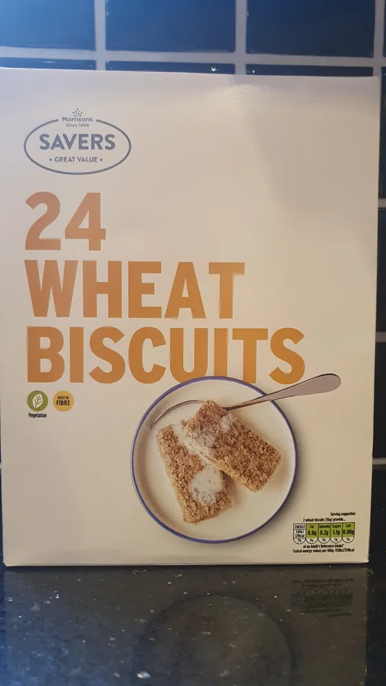 24 wheat biscuits