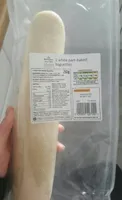 2 white part-baked baguettes