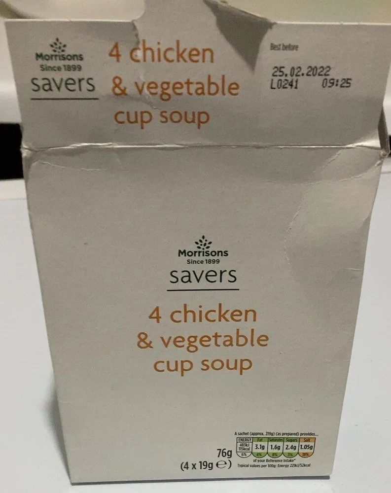 Savers Chicken & Vegetable Cup Soup