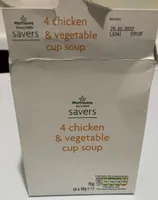 Savers Chicken & Vegetable Cup Soup