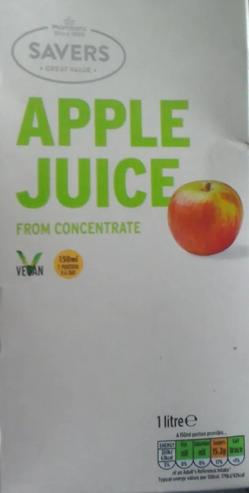 Savers Apple Juice