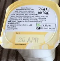 Morrisons lemon mousse