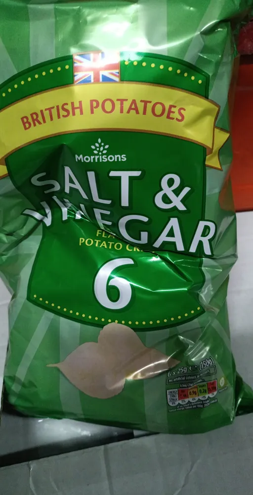 Salt & Vinegar Flavour Crisps