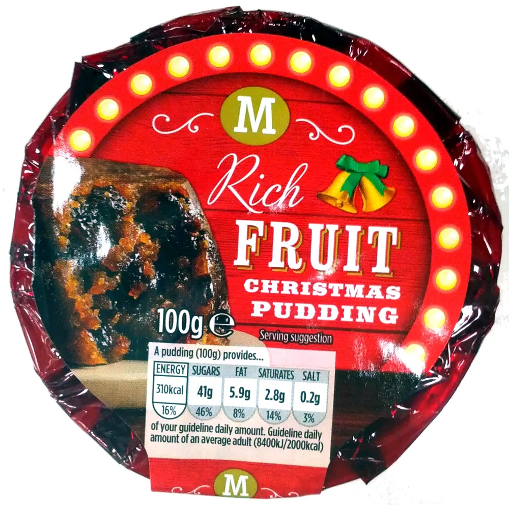 Rich Fruit Christmas Pudding