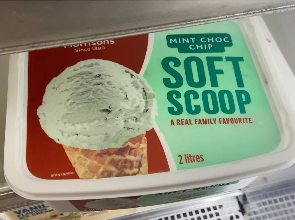 mint choc ice cream