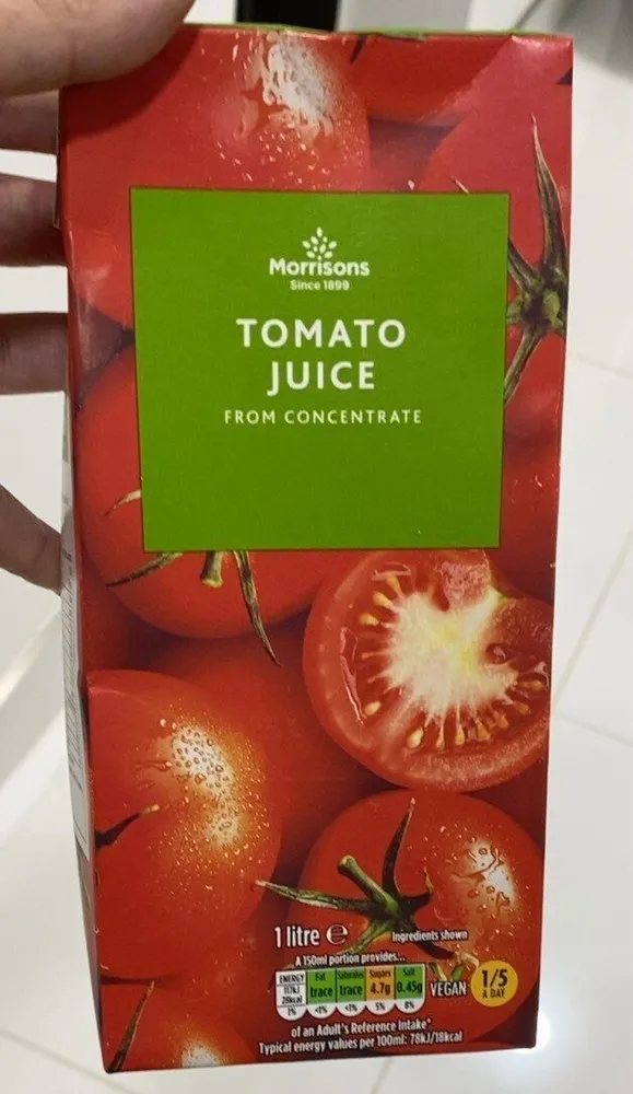Mor Tomato Juice 1ltr