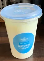 Fat free natural yoghurt