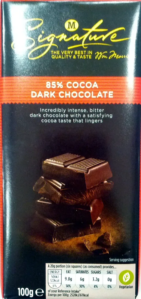 Cocoa dark chocolate