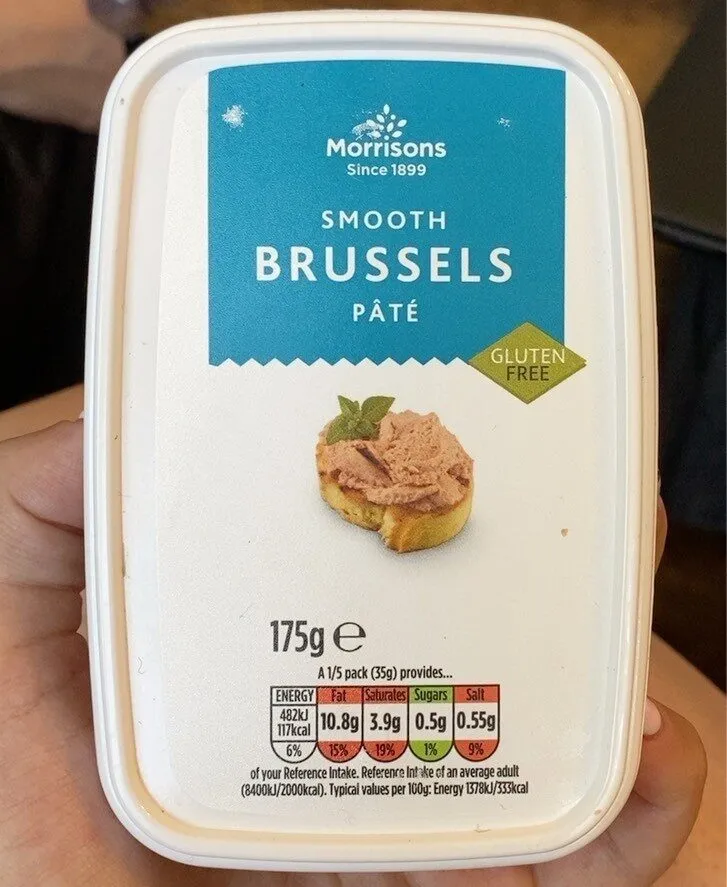 Smooth brussels pate