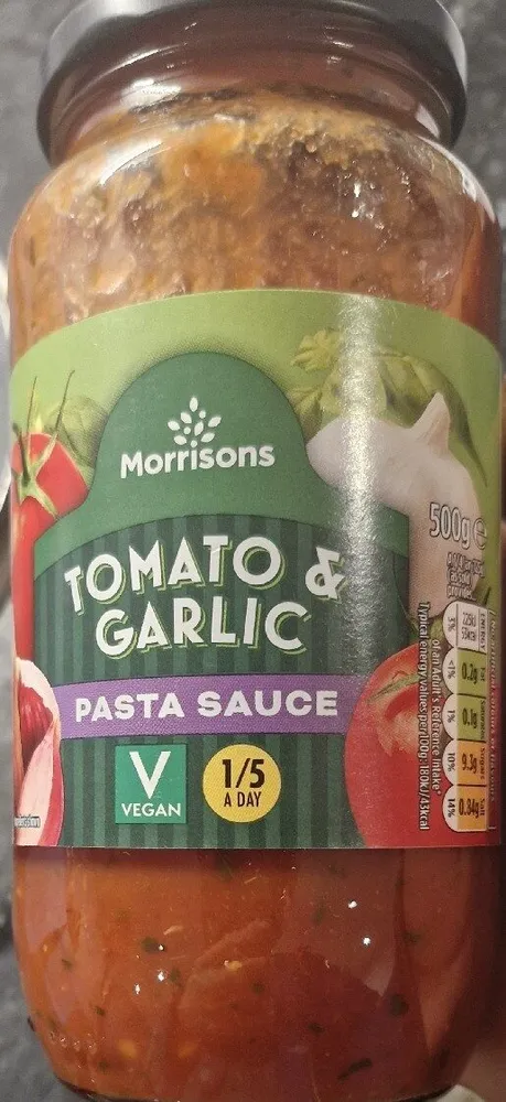 Tomato and Garlic Pasta Sauce