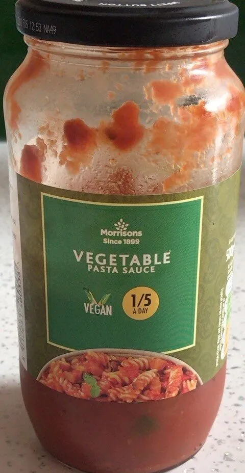 Vegetable pasta sauce