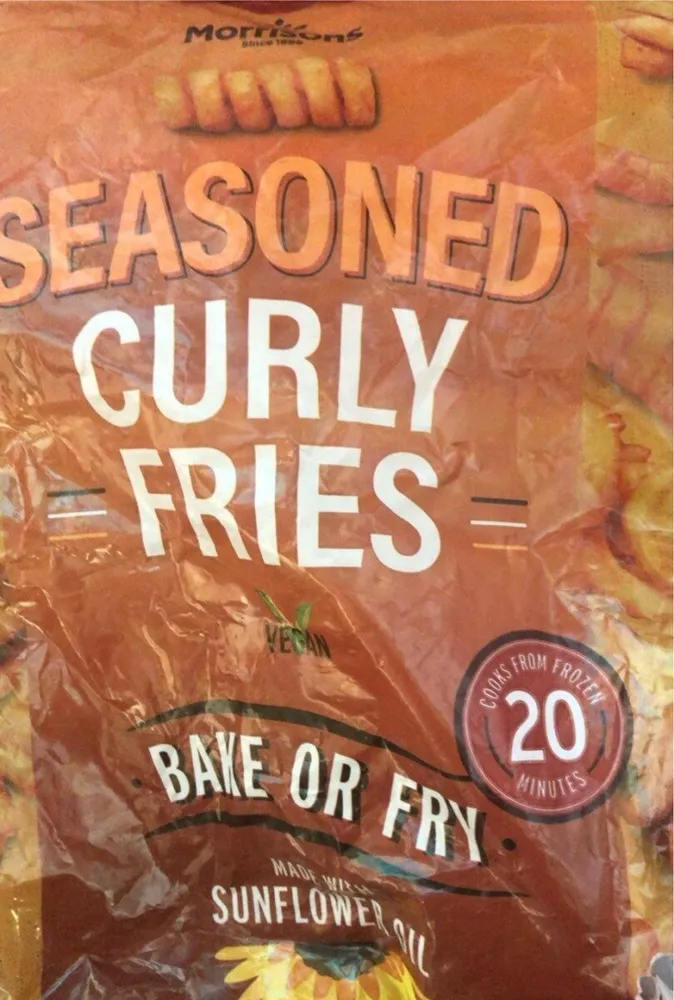 Seasoned curly fries