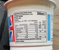 British extra thick double cream