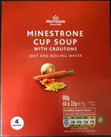 Minestrone cup soup