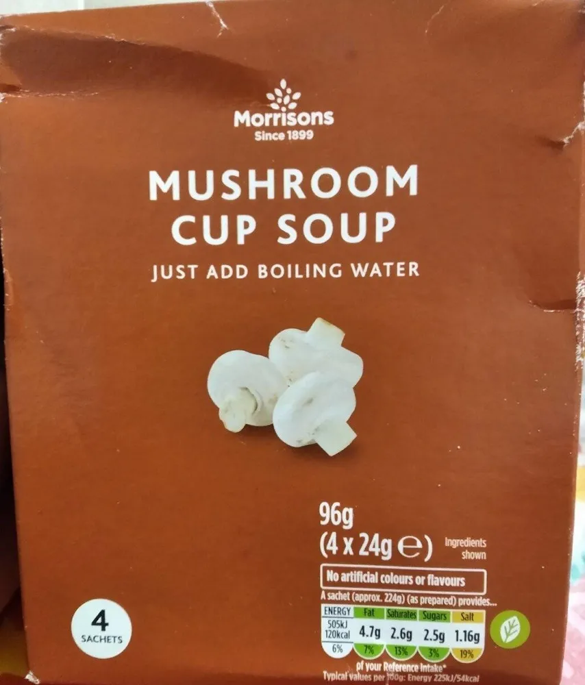 Cup soup mushroom