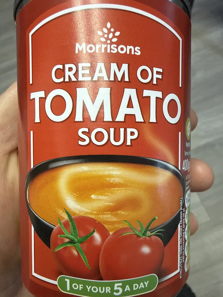 Cream of tomato soup