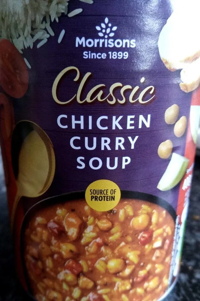 Classic chicken curry soup