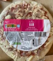 Ham mini pizza