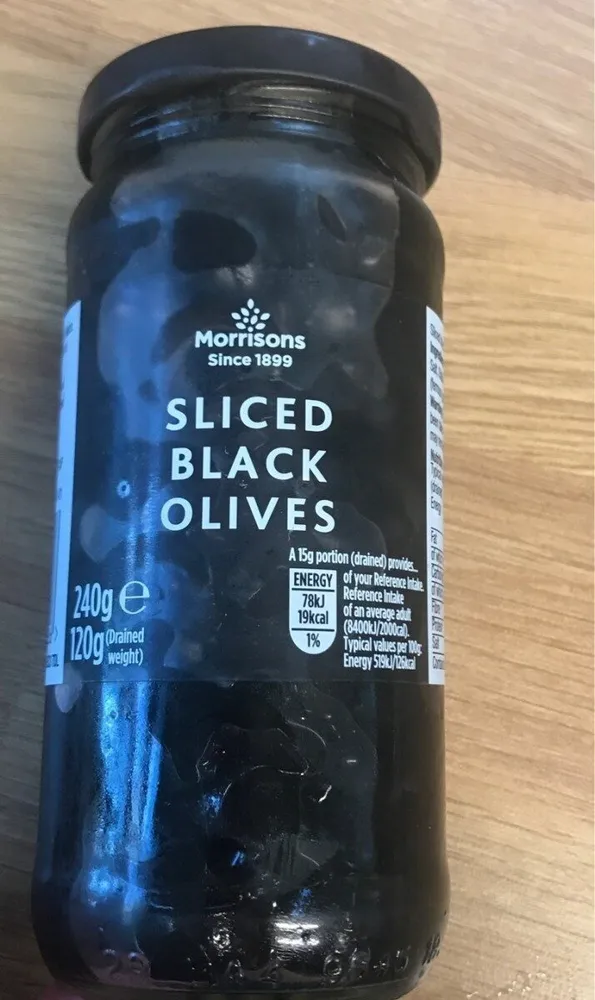 Sliced black olives