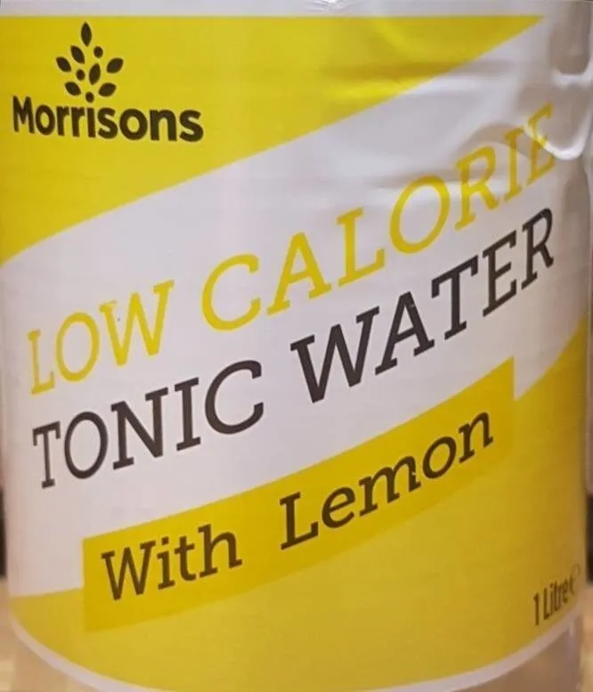Low Calorie Tonic Water with Lemon