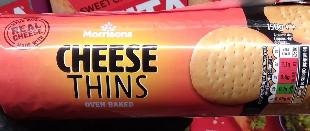 Mor Cheese Thins 150g