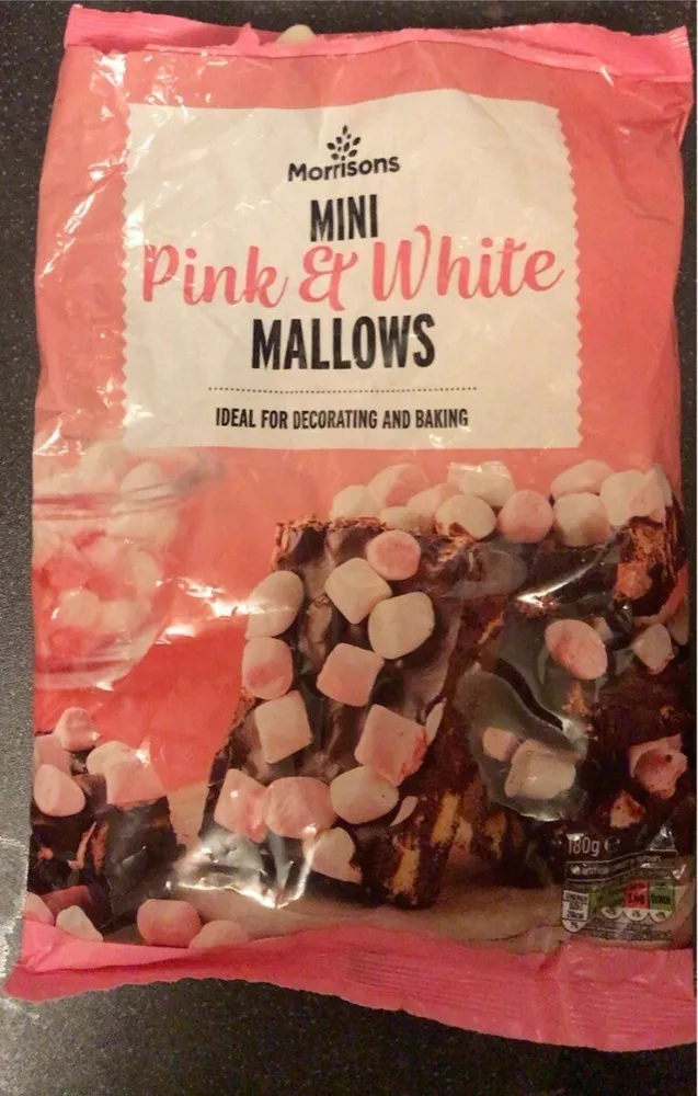 Mini pink & white mallows