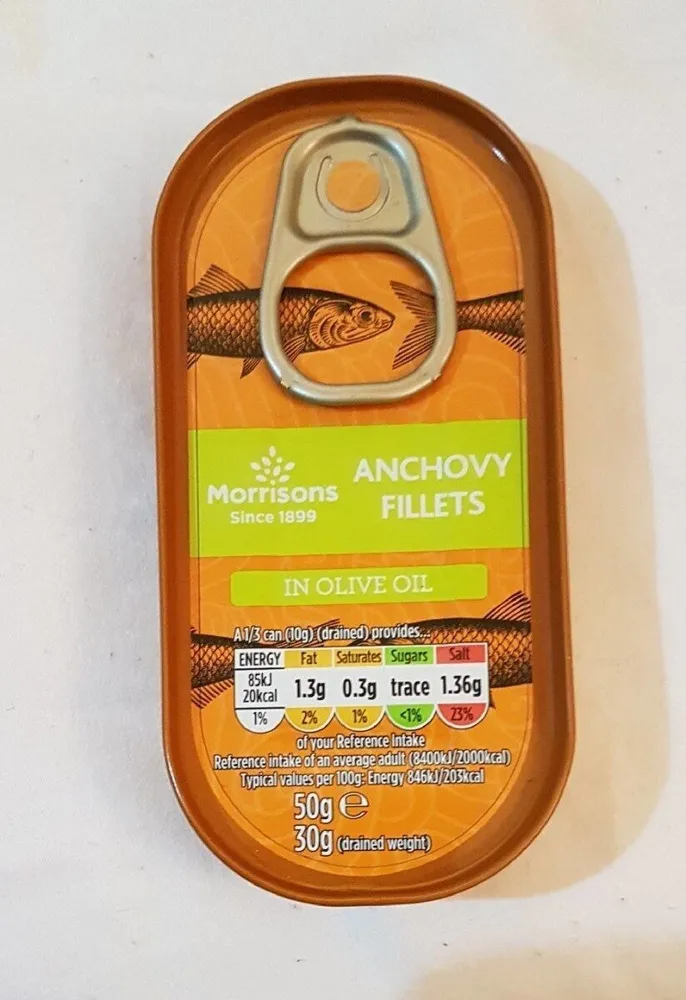 Anchovy Fillets in olive oil