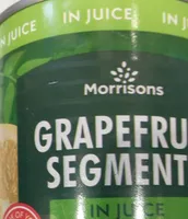 Grapefruit segments in juice