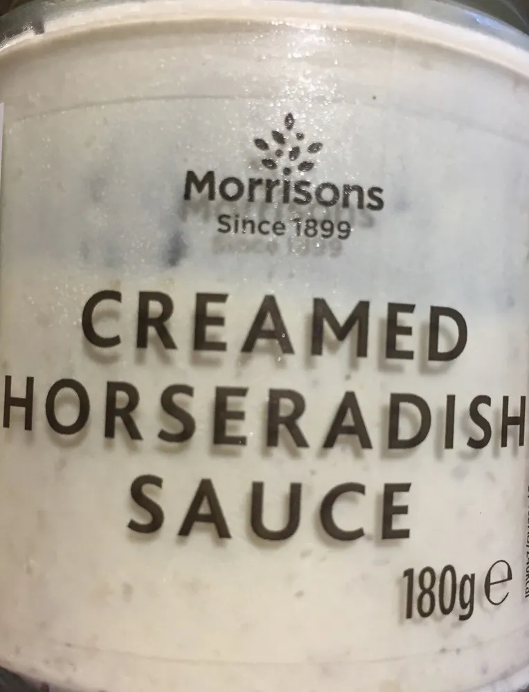 Creamed horseradish sauce