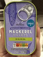 Mackerel Fillets in Olive Oil