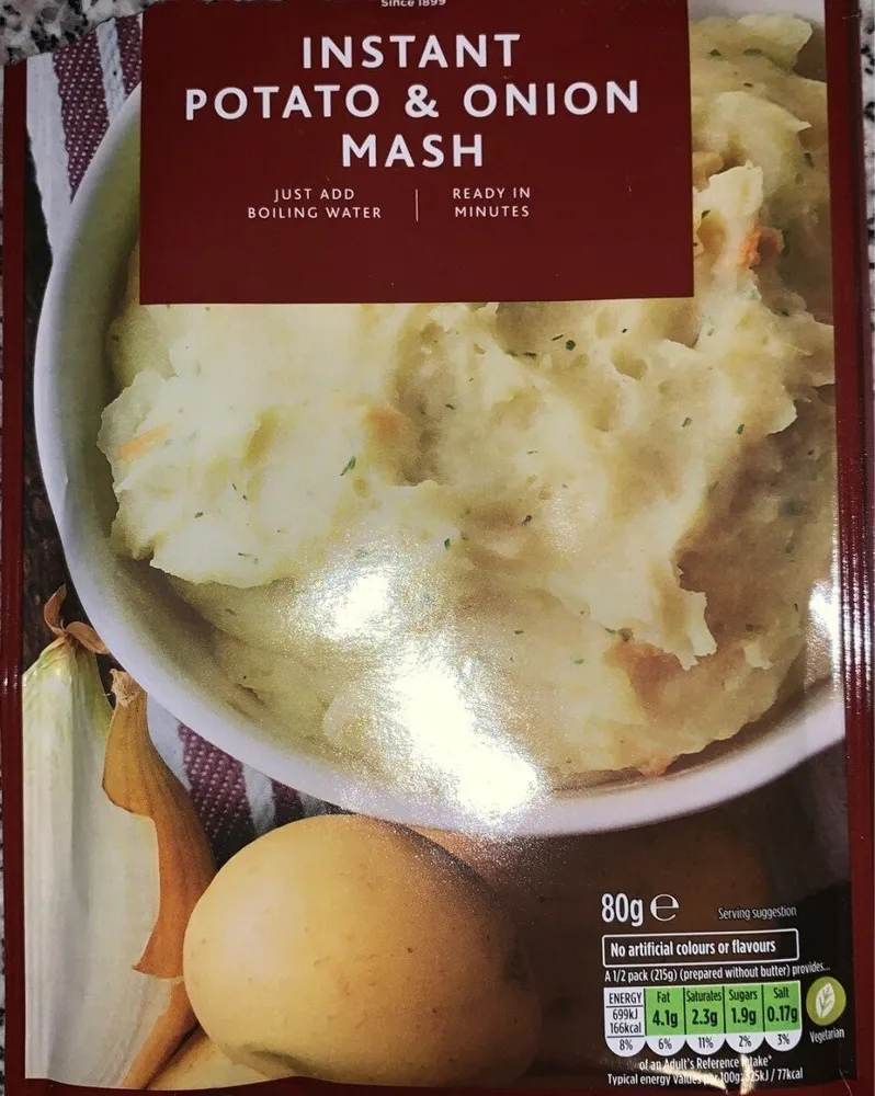 Instant Potato & Onion Mash