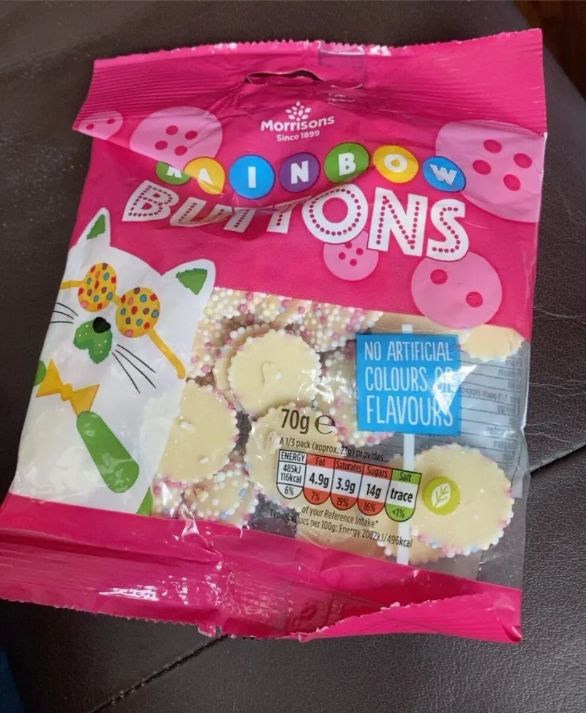 Rainbow buttons