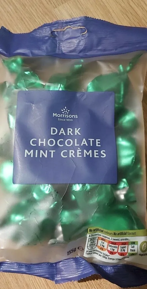 Dark Chocolate Mint Cremes