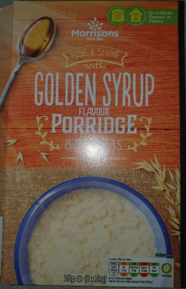 Morrisons Golden Syrup Porridge