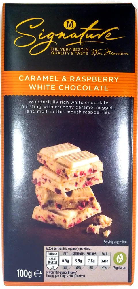 Caramel & Raspberry White Chocolate