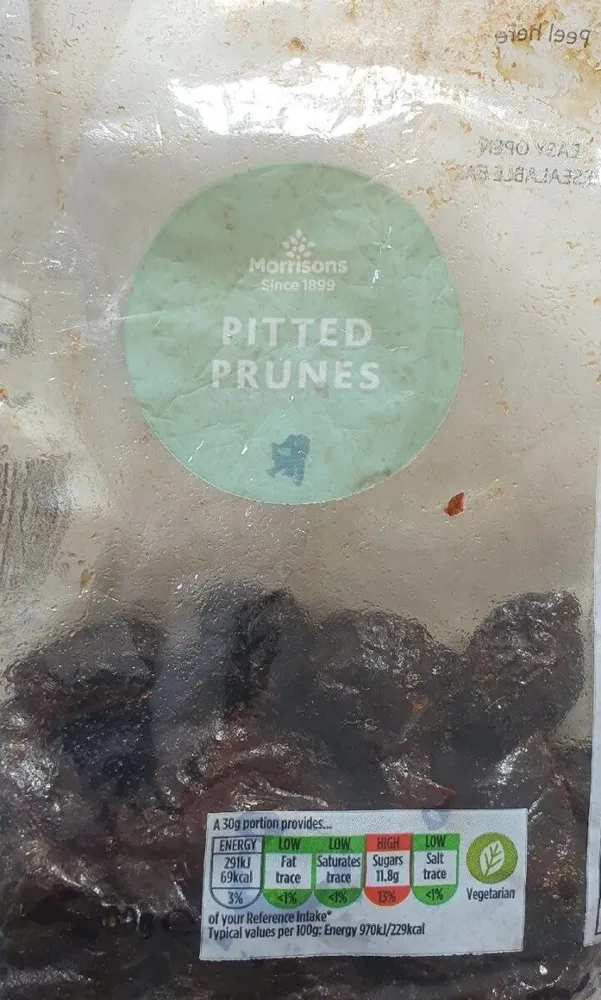 Pitted prunes